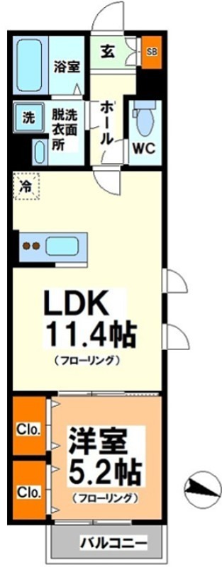 ウェルスクエア幡ヶ谷 間取り