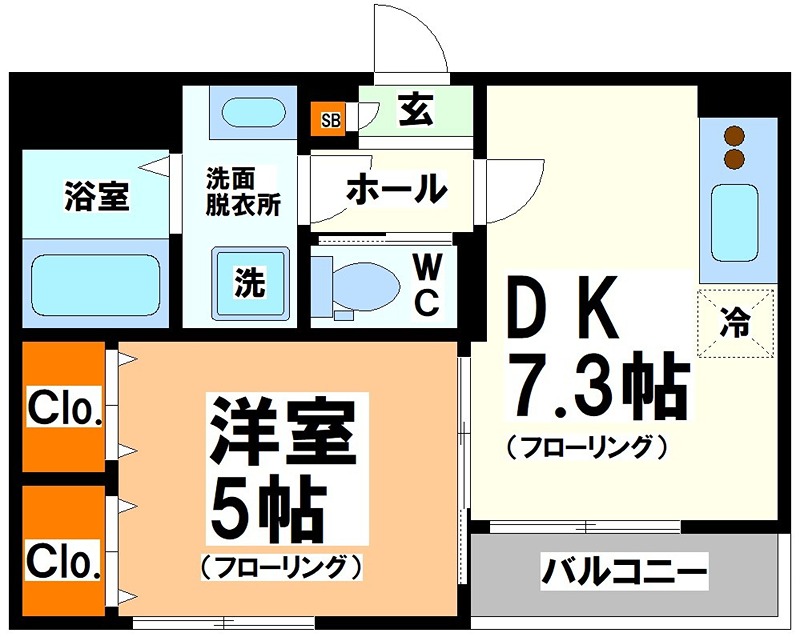 ウェルスクエア幡ヶ谷 間取り