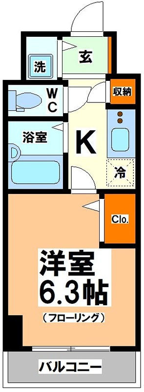 トーシンフェニックス初台弐番館 間取り