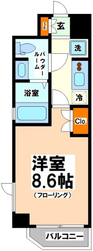 AZEST中野新橋 間取り