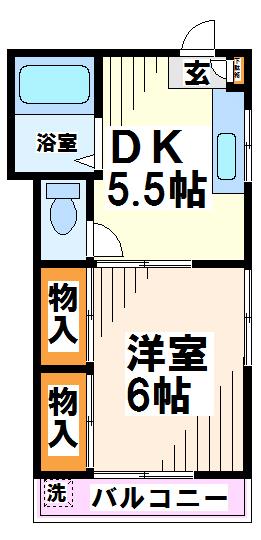 コーポスズキ 間取り