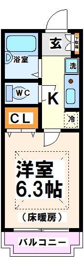 ＨＧＳ府中イースト     間取り