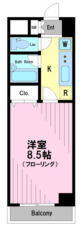 ヒューリックレジデンス参宮橋  間取り