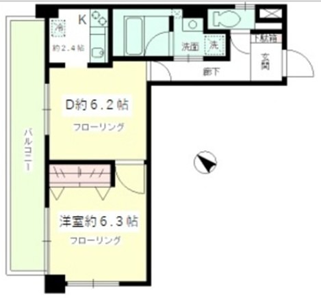 グラシューズ・ワン  間取り