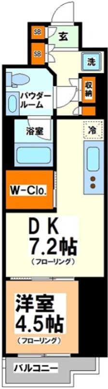 401号室 間取り