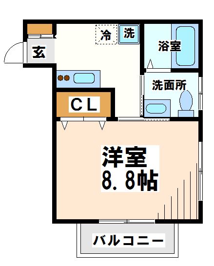 新大成コーポ  間取り