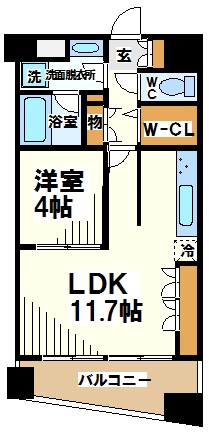 パレソレイユ調布     間取り