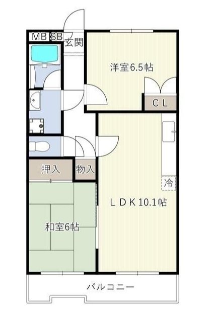 ローズマンション白糸台第3  間取り