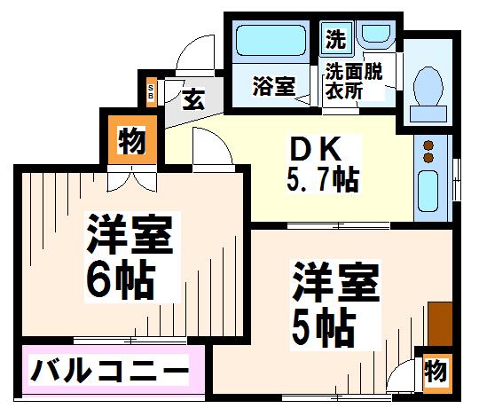 ローゼンハイム   間取り