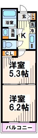 北松レジデンス  間取り