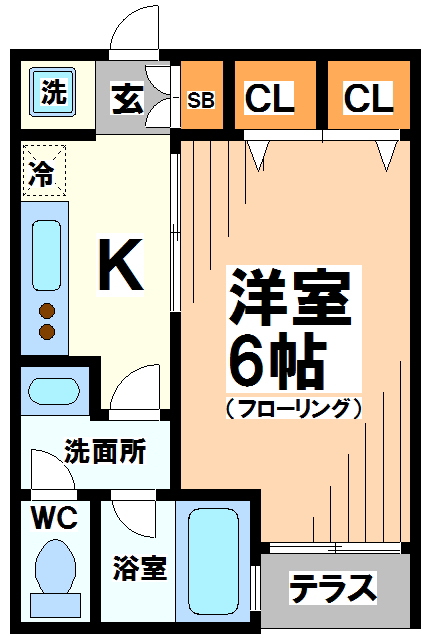ラメゾンブランシュ  間取り