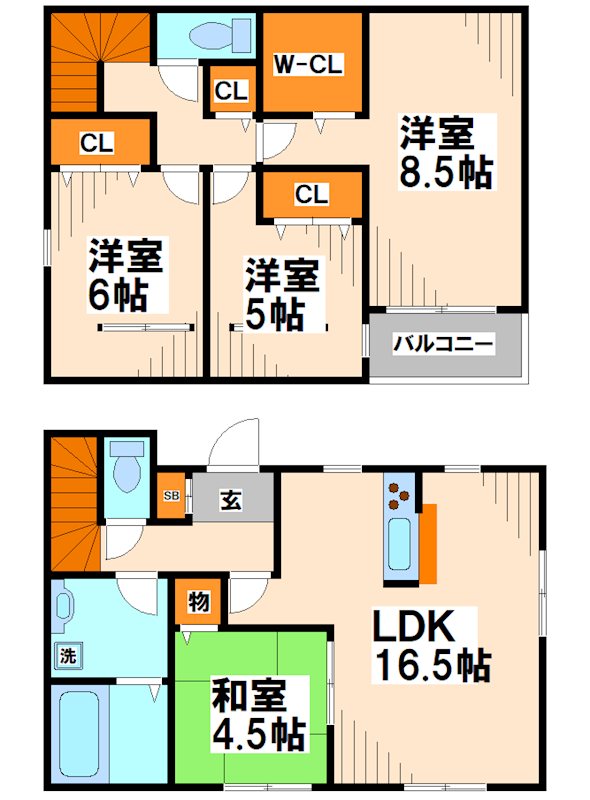 むさし野2丁目戸建て 間取り