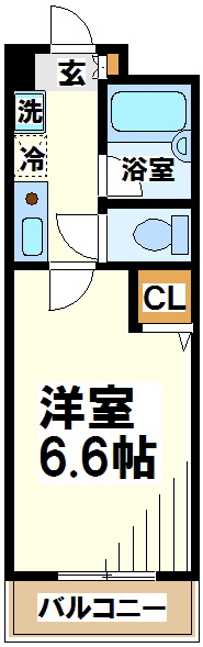 大竹ハイツ2   間取り