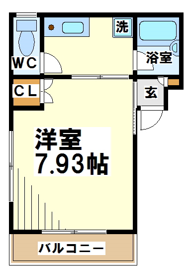 フラットオゴ   間取り