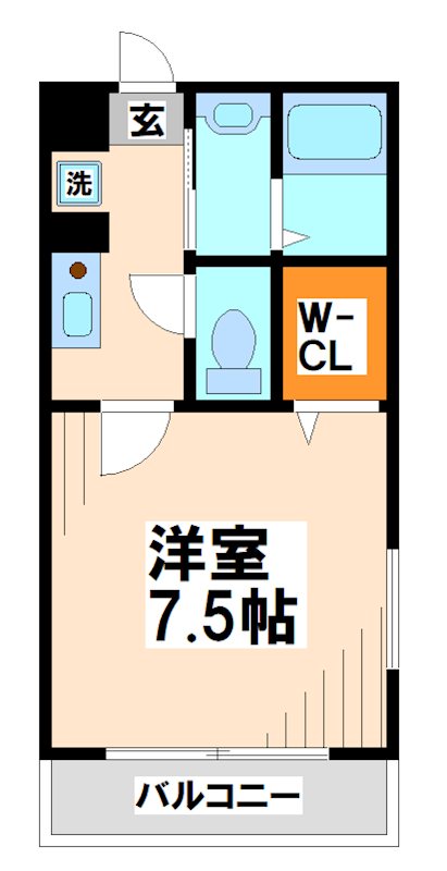 ワンリーフ柴崎  間取り