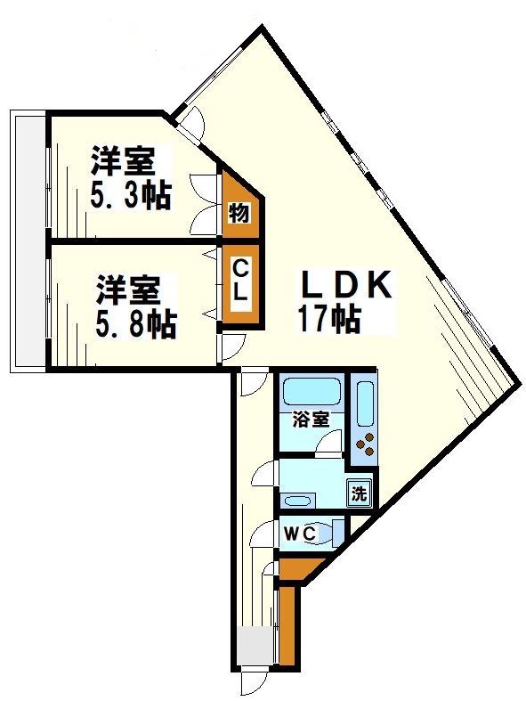 エスタシオン調布   間取り