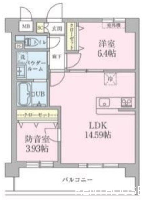 ラカーサドルチェ   間取り