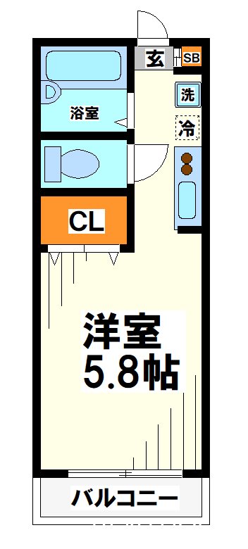 ラ・セルジュ白糸台    間取り