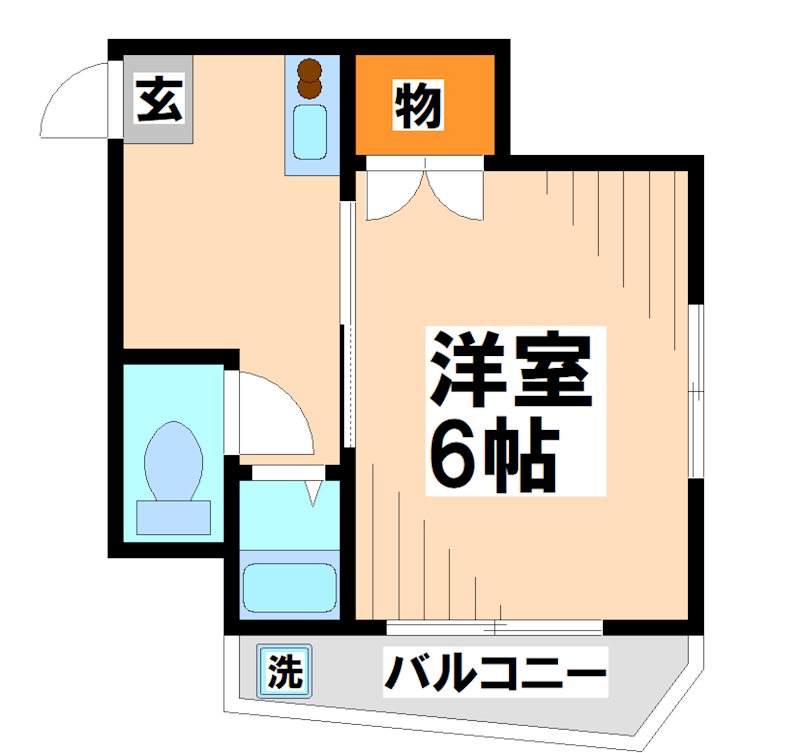 セブンシーズ調布  間取り