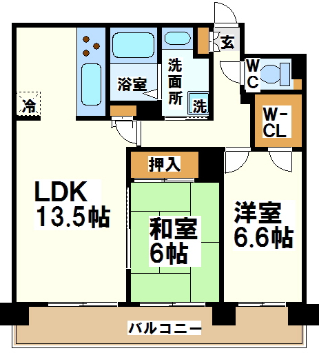 調布パークホームズ  間取り図