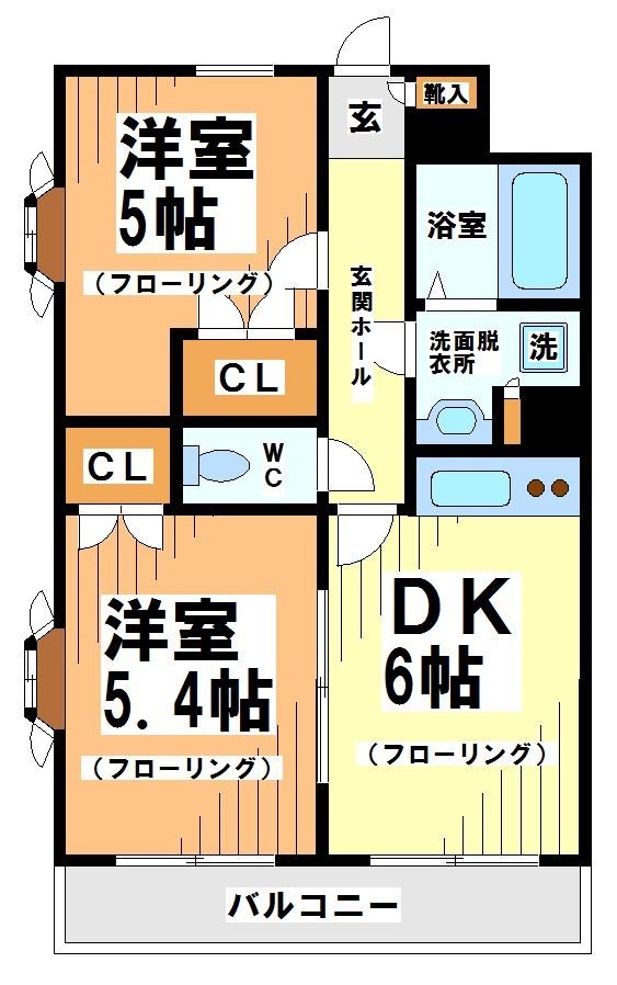 パインコート赤堤 　当社管理物件 間取り