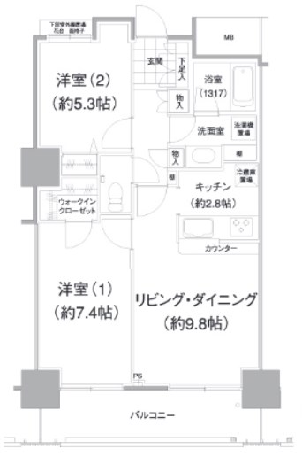 イストワール 間取り