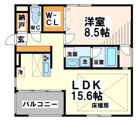 柿の木コート  間取り