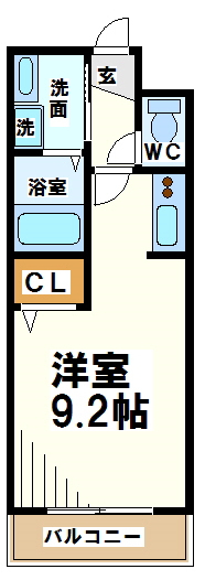 ジュネス飛田給    間取り