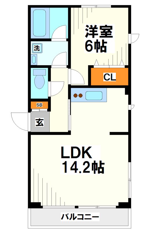 エーケーヒルズ  間取り