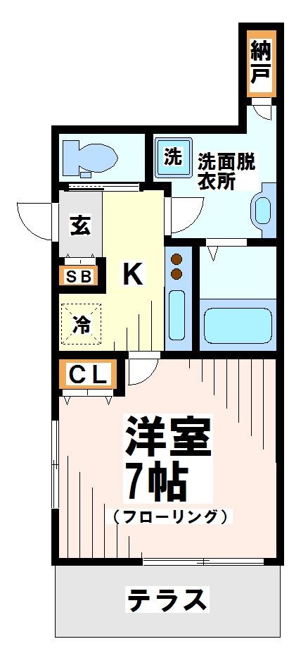 グランディール八幡山（当店専任） 間取り