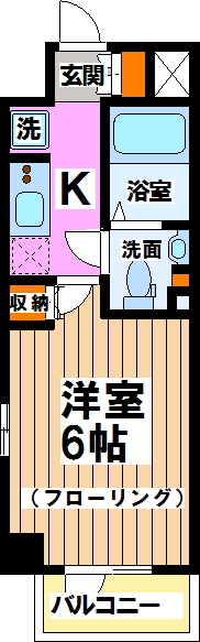 パークキューブ笹塚 間取り