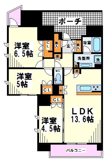 リストレジデンス府中  間取り