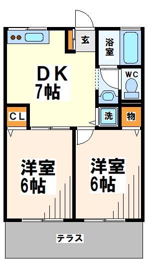 シティハイム小松原　当社管理物件  間取り