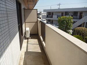 ロイヤルハイムI ベランダ