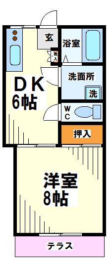 第3コスモコーポ  間取り