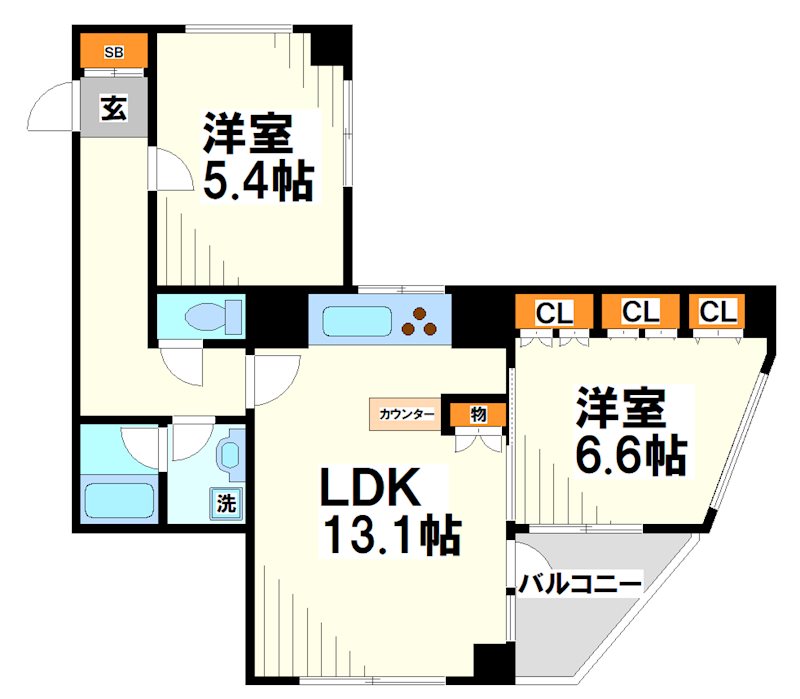 スプルースつつじヶ丘     間取り