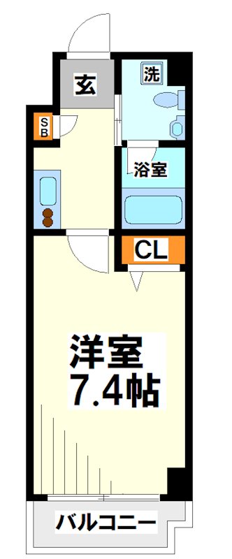 セカンド調布A    間取り