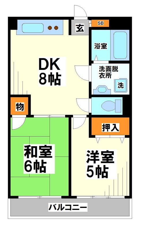 ボナールヒルズC館   間取り