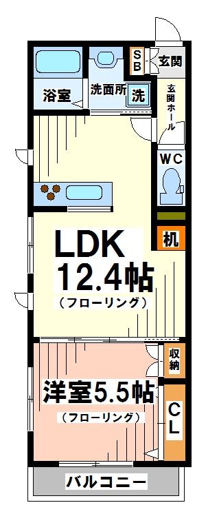 エルミタージュ永福町　当社管理物件 間取り