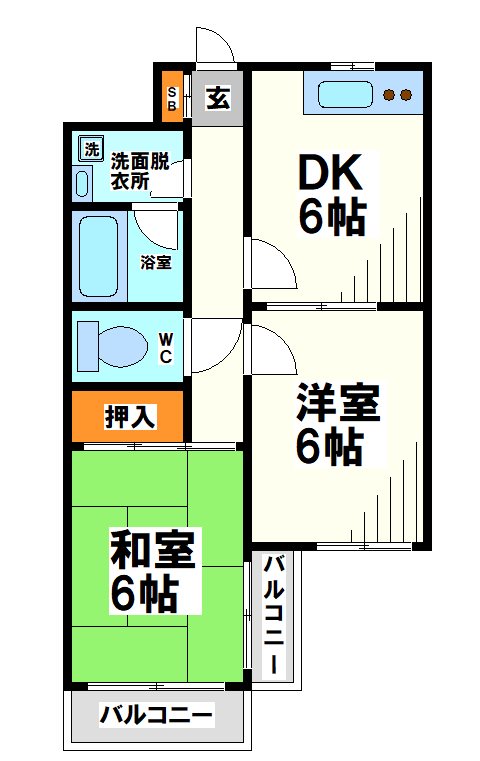 エステート武蔵野 間取り