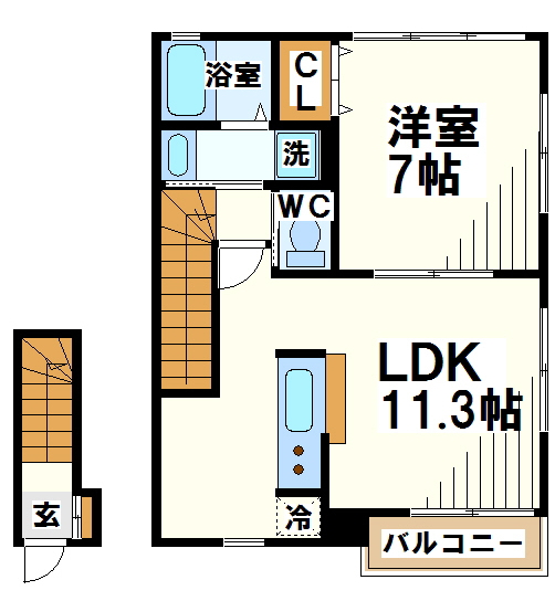 カーサフェリーチェ   間取り
