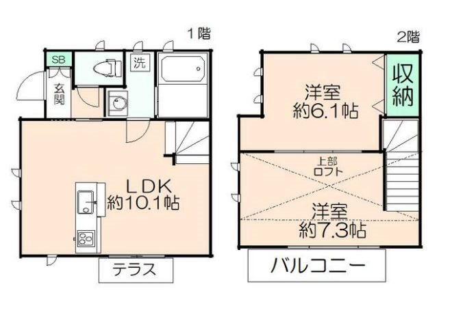 サンライズ  間取り