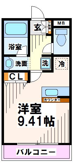 サウザンドV  間取り