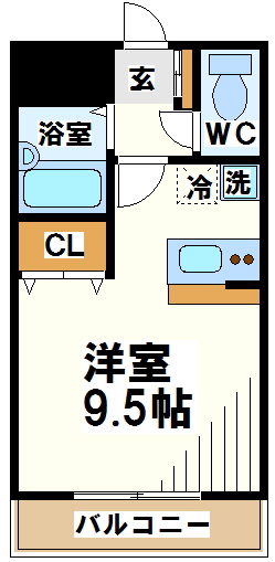 ルポゼ調布     間取り