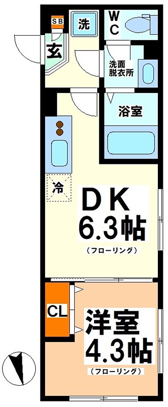 ヴェルディア中野南台 間取り