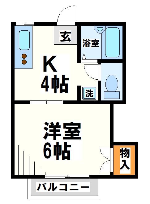 コーポ相沢B   間取り
