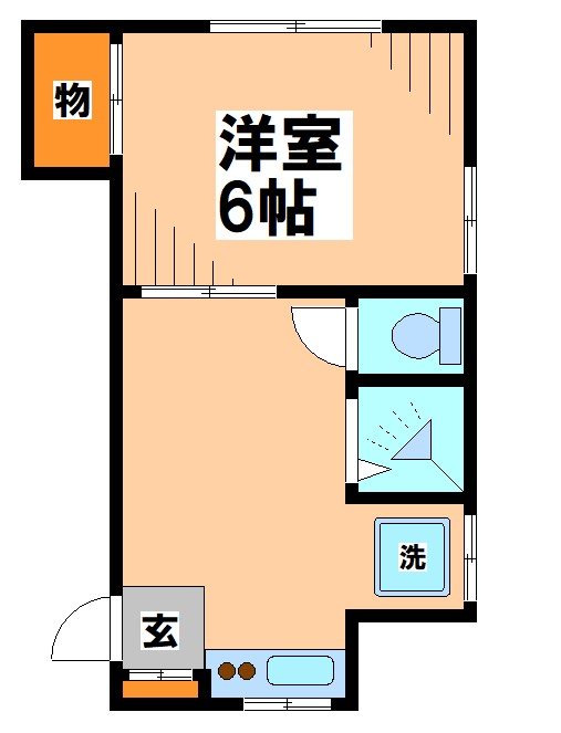 第二本多荘  間取り