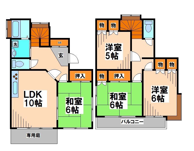 中和泉5丁目戸建【当店管理物件】 間取り