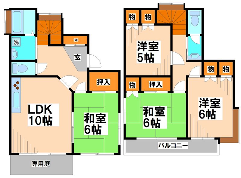 中和泉5丁目戸建【当店管理物件】 間取り