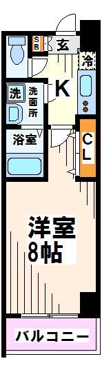 T.P.Cレジデンス府中 間取り図